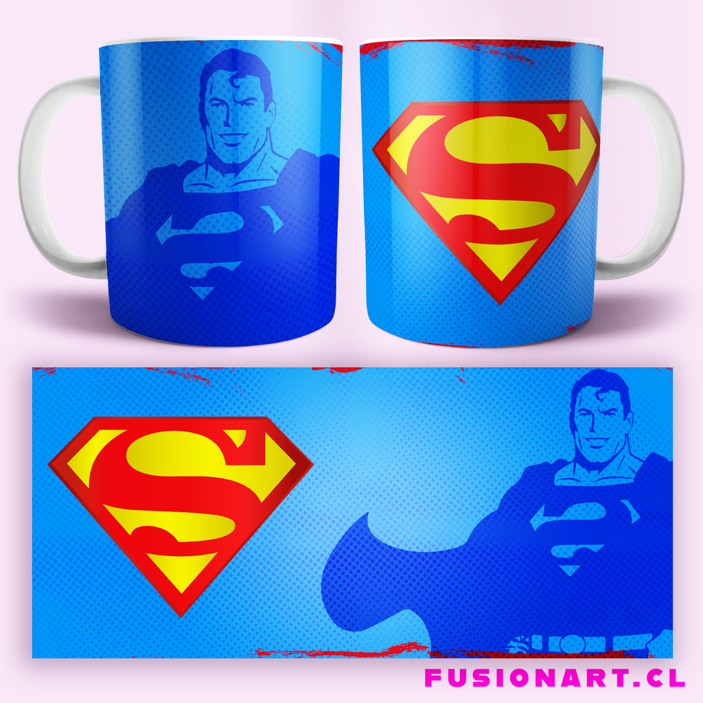 PACK PLANTILLAS PARA SUBLIMAR TAZONES DE SUPERHÉROES – FORMATO PNG